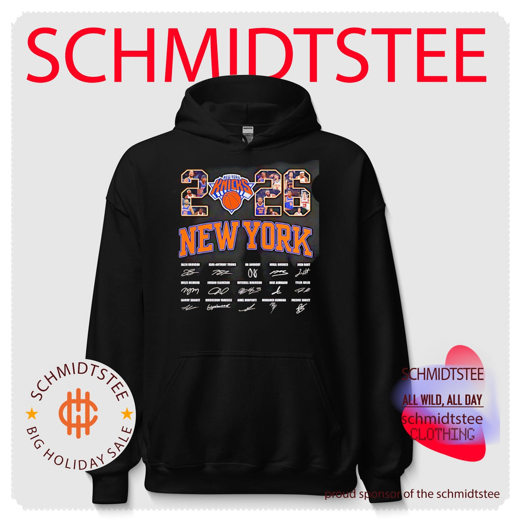 New York Knicks 2026 team members signature shirt