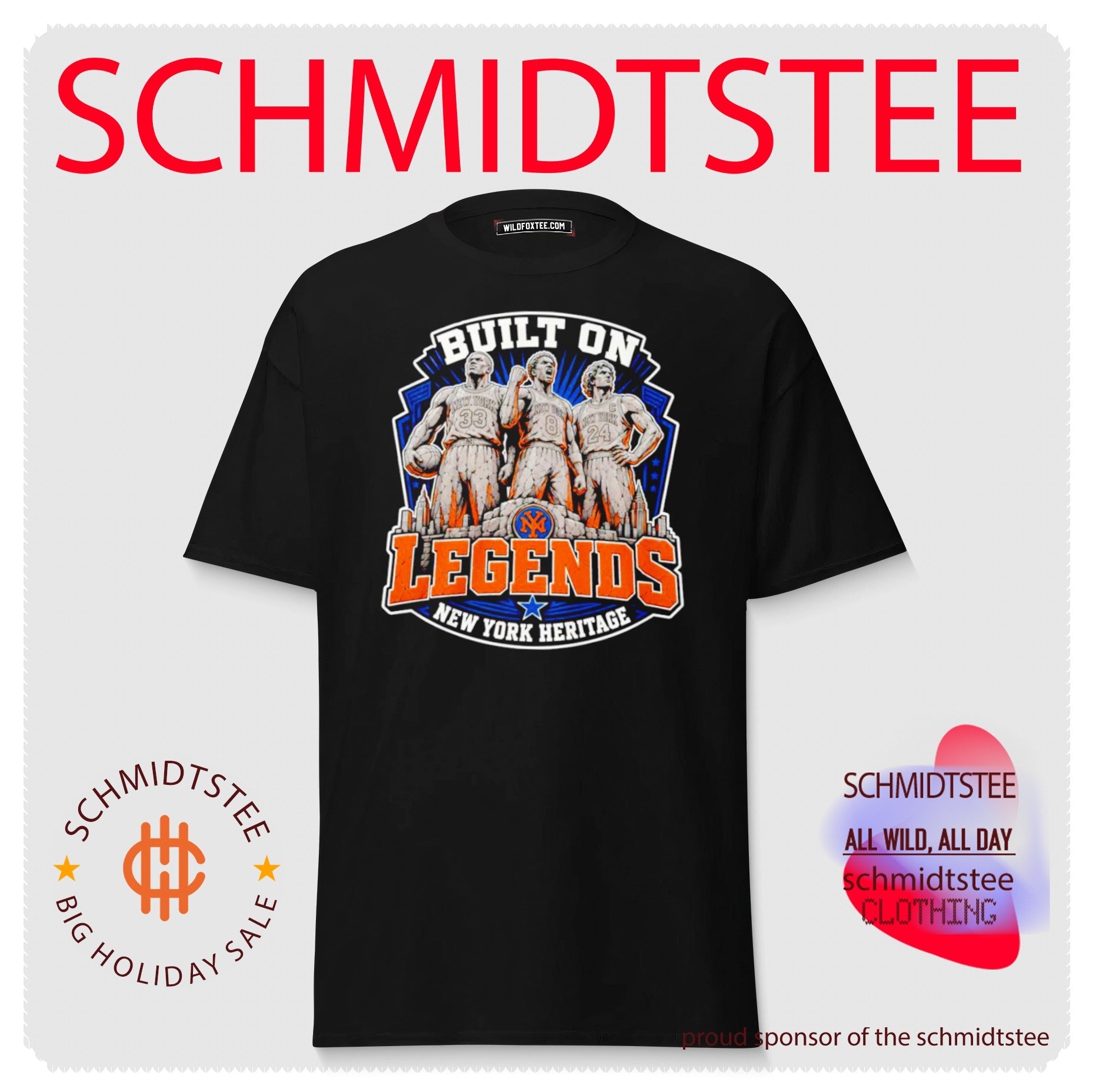 New York Knicks Built on Legends New York Heritage shirt