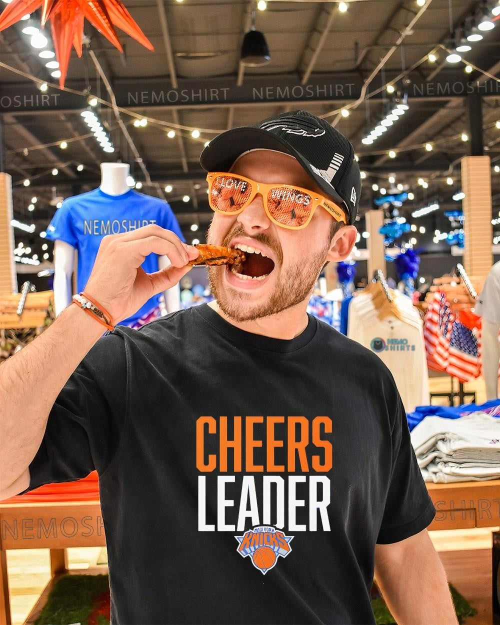 New York Knicks Cheers Leader logo shirt
