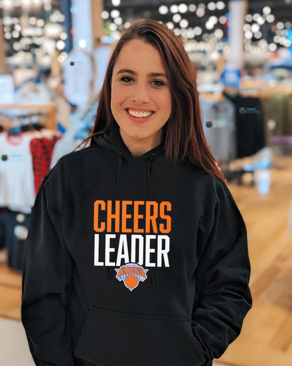 New York Knicks Cheers Leader logo shirt