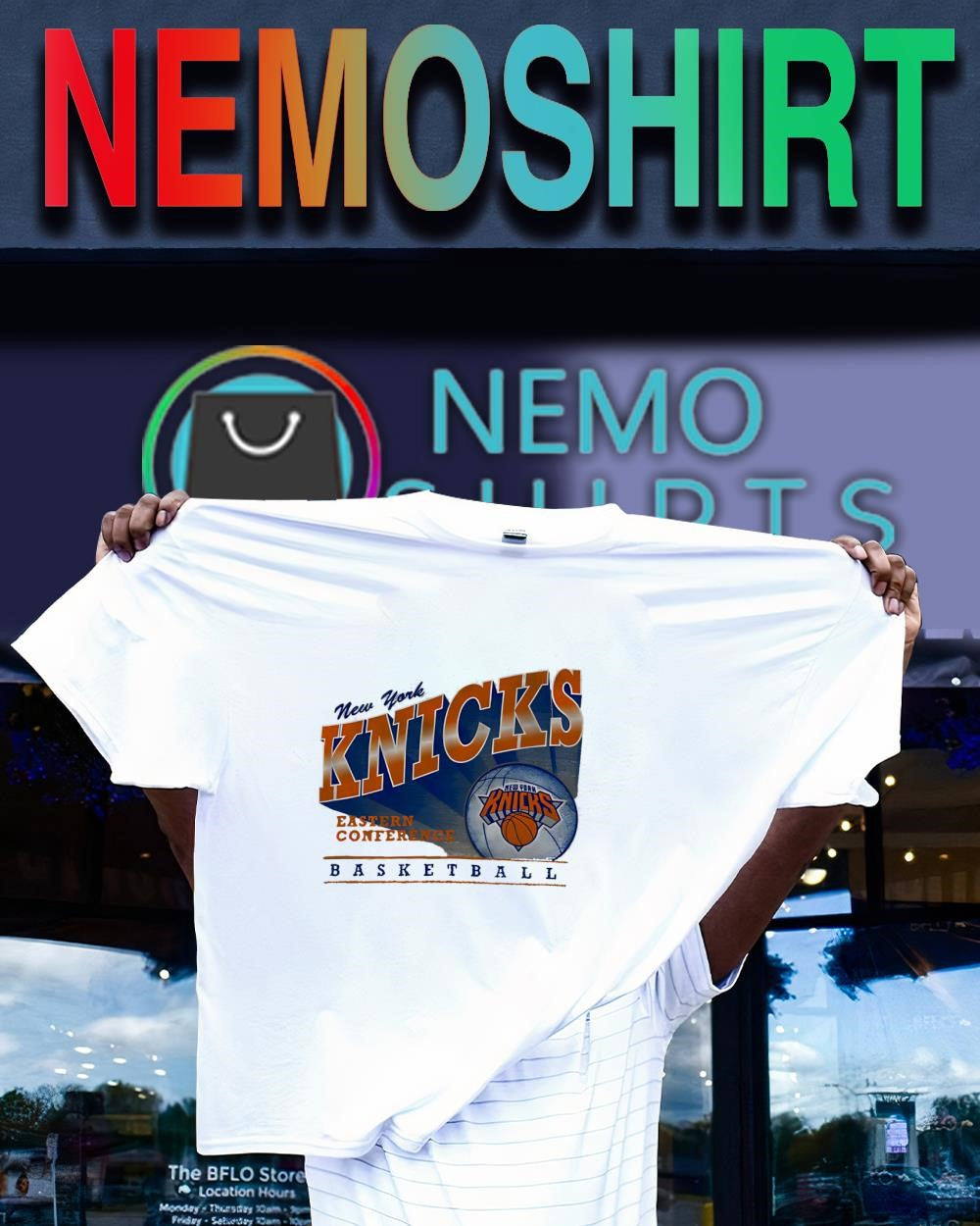 New York Knicks Eastern Conference basketball logo shirt