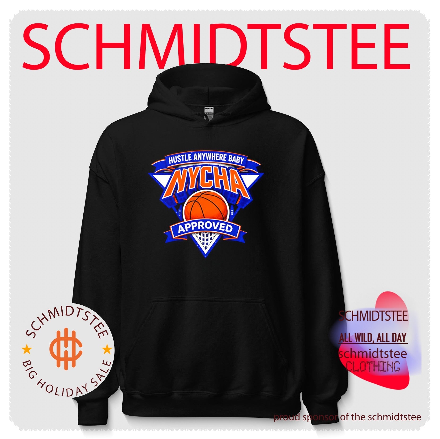 New York Knicks Hustle anywhere baby NYCha Approved shirt