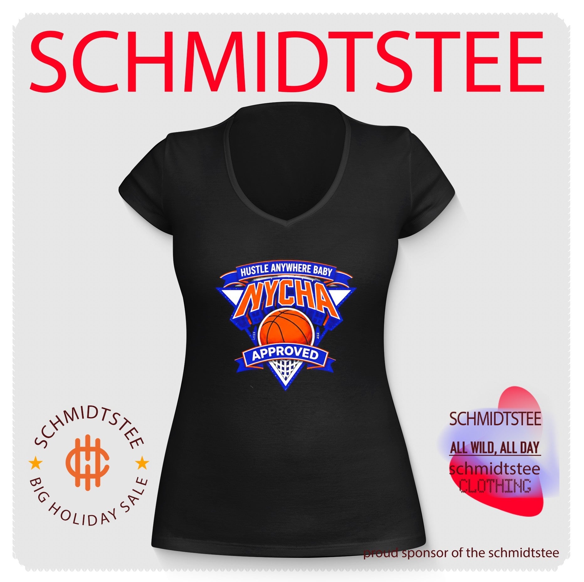 New York Knicks Hustle anywhere baby NYCha Approved shirt