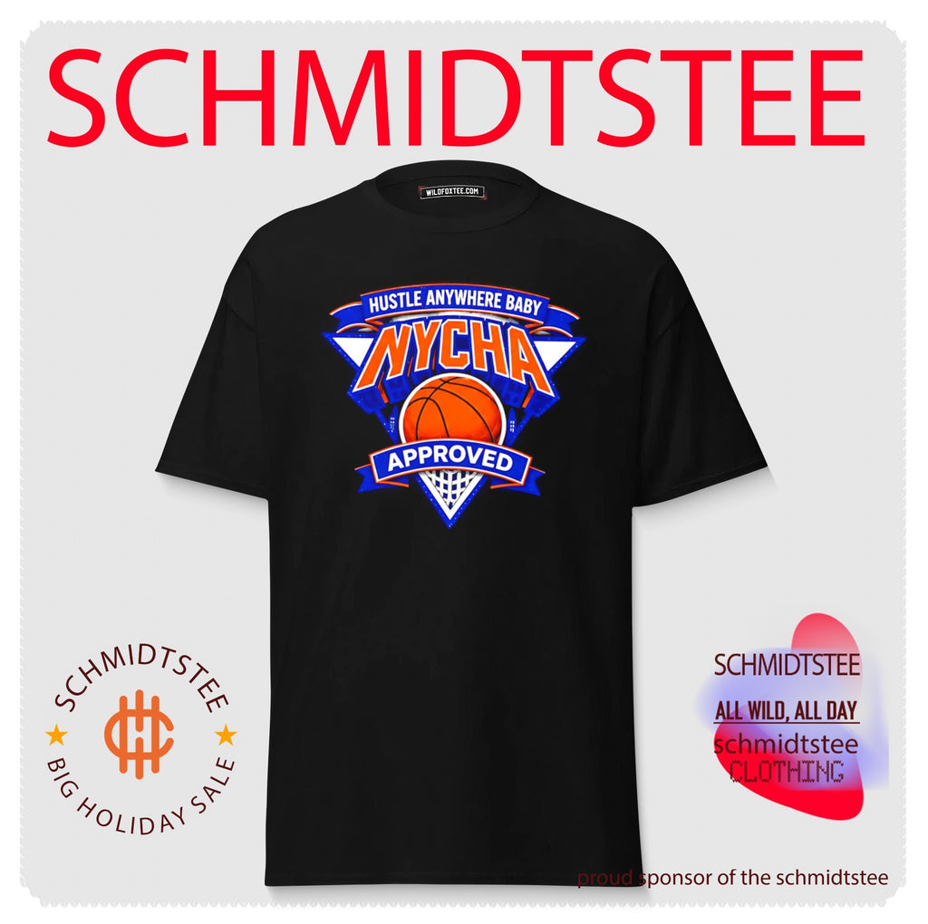 New York Knicks Hustle anywhere baby NYCha Approved shirt