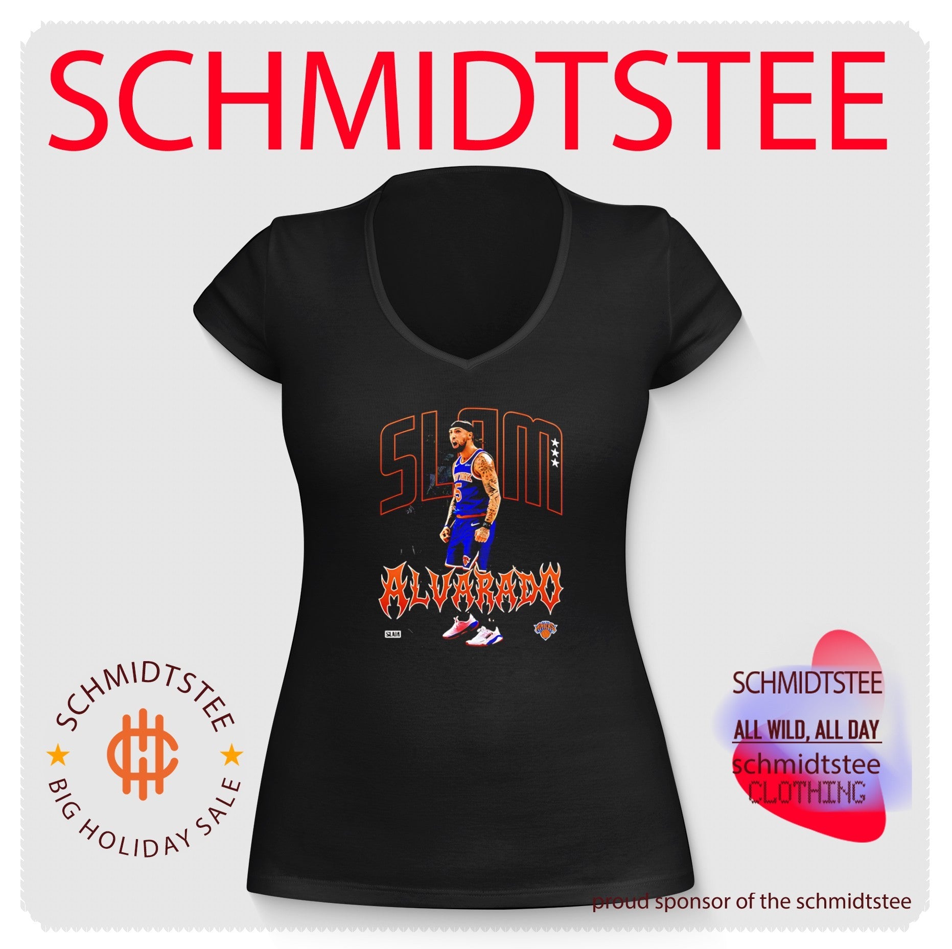 New York Knicks Jose Alvarado Slam graphic shirt
