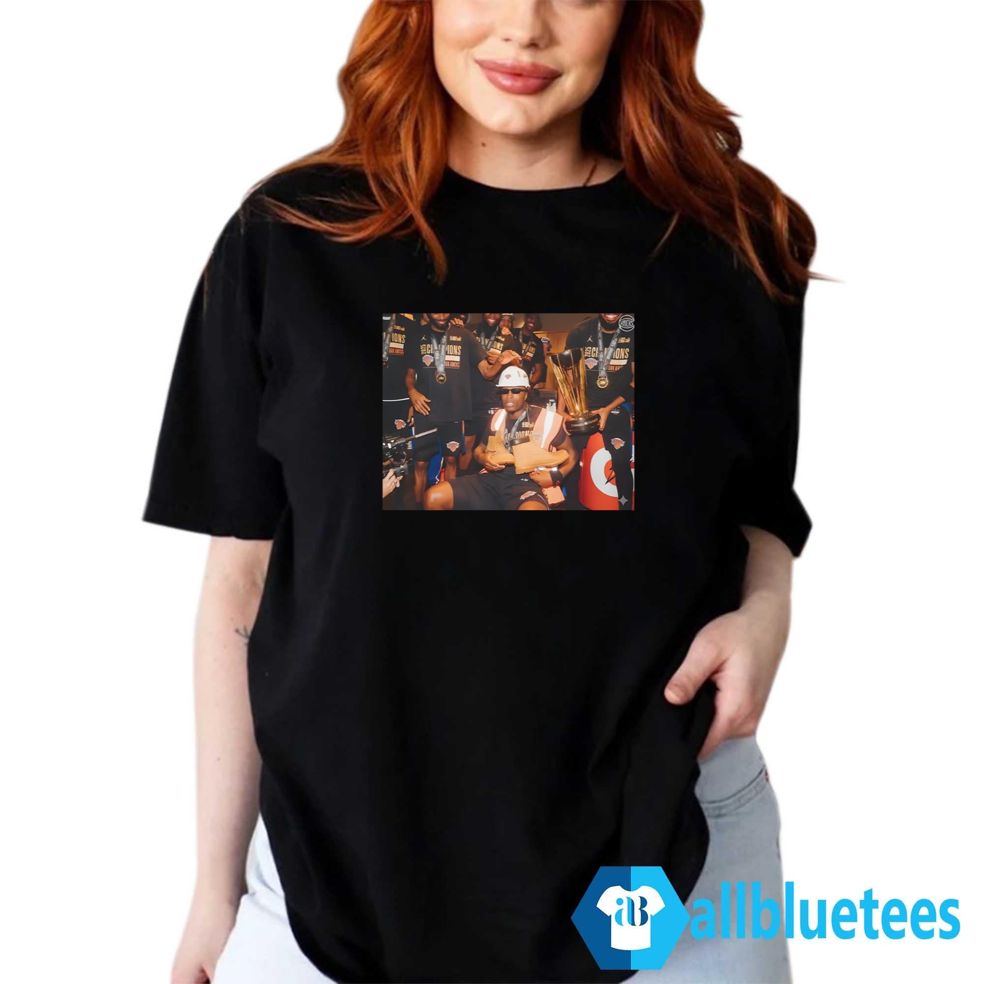 New York Knicks Locker Room Celebrating Shirt