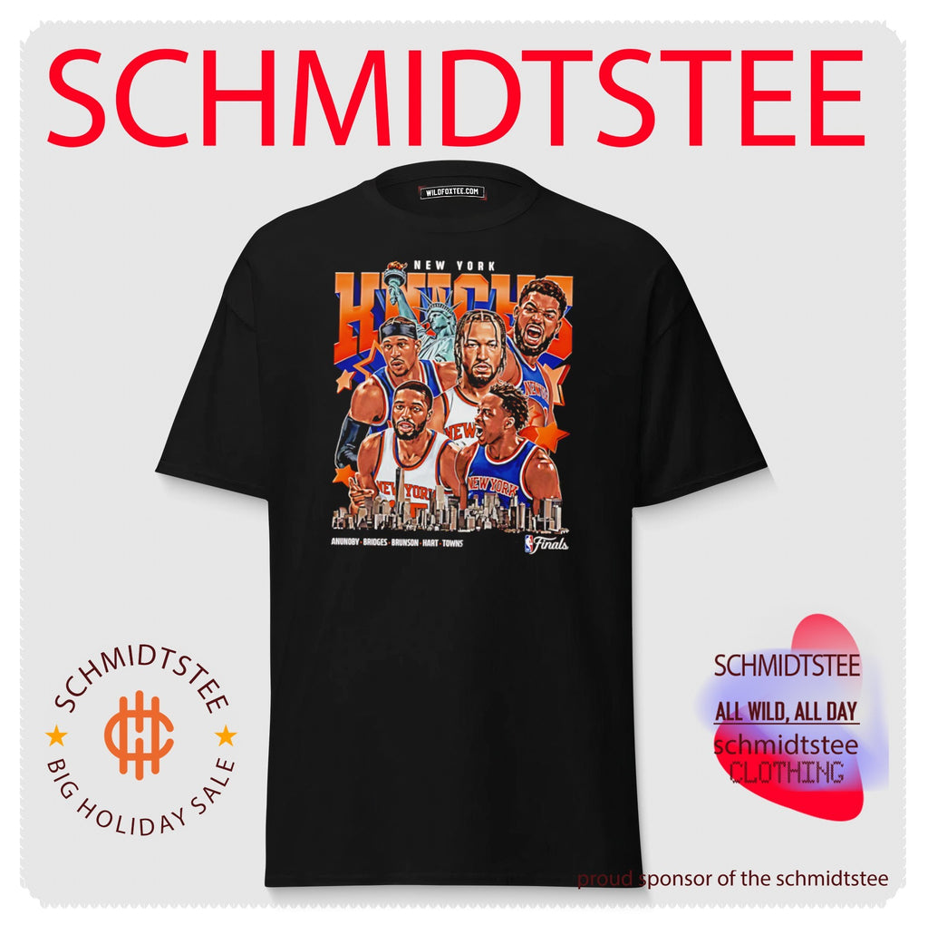 New York Knicks NBA Finals 2026 Collage skyline shirt