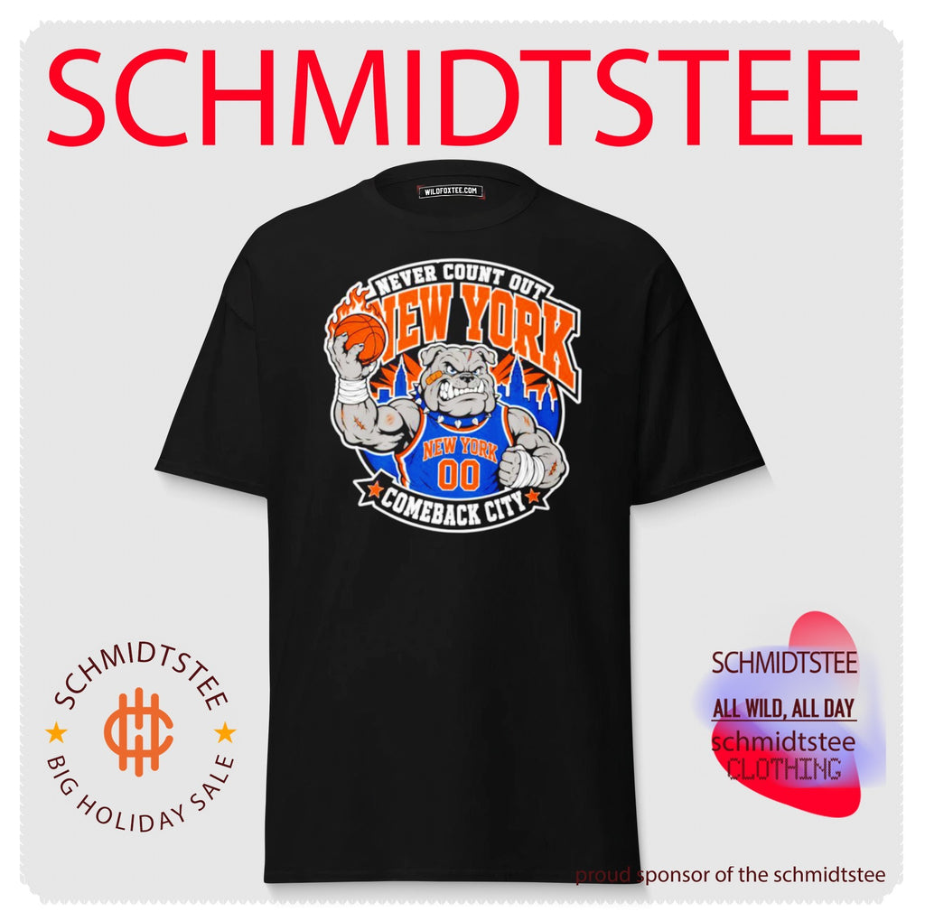 New York Knicks Never count out New York Comeback City mascot shirt