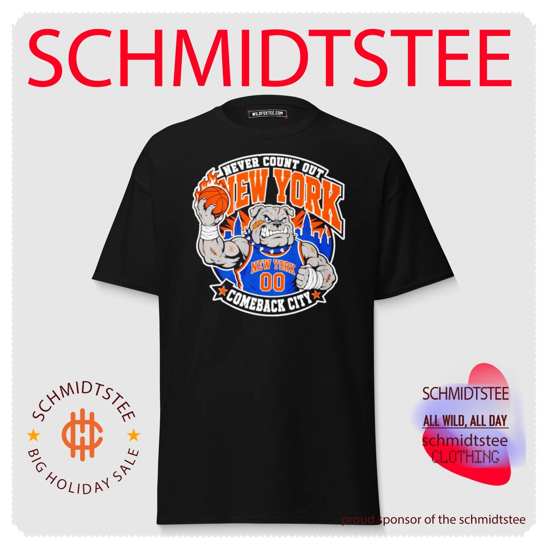 New York Knicks Never count out New York Comeback City mascot shirt