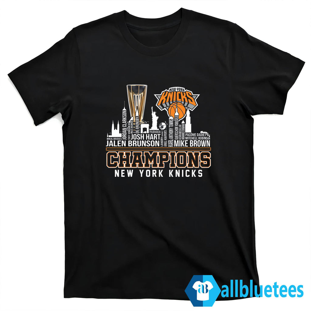 New York Knicks Players Name Champions Shirt