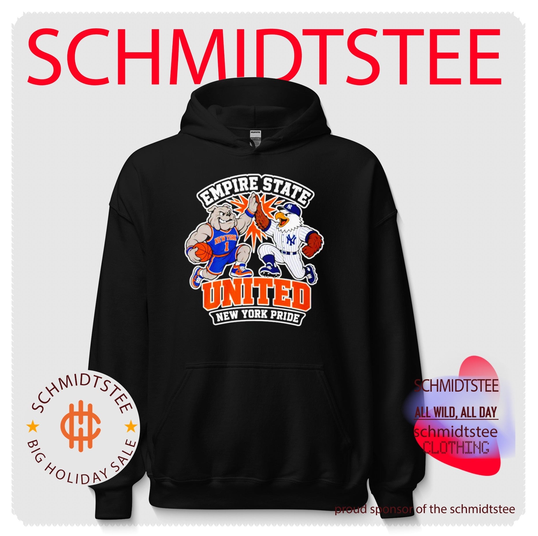 New York Knicks and Yankees Empire State United NY Pride shirt
