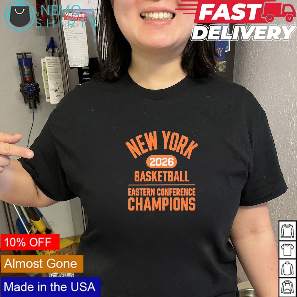 New York Knicks basketball 2026 Eastern Conference champions shirt