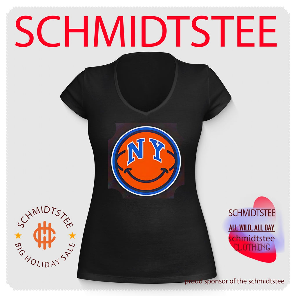 New York Knicks basketball smiley face shirt