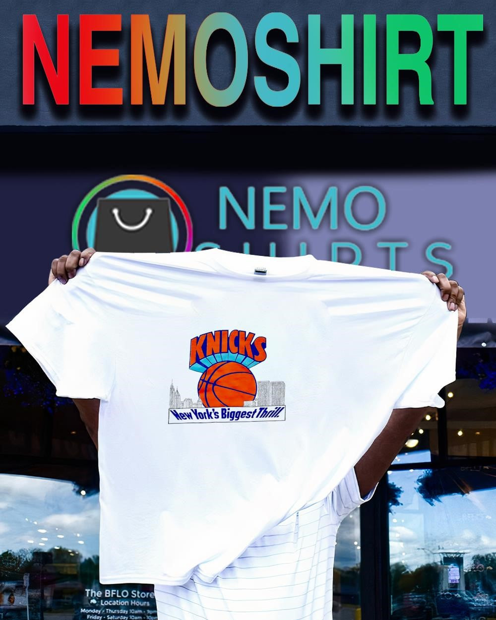 New York Knicks biggest thrill ball shirt