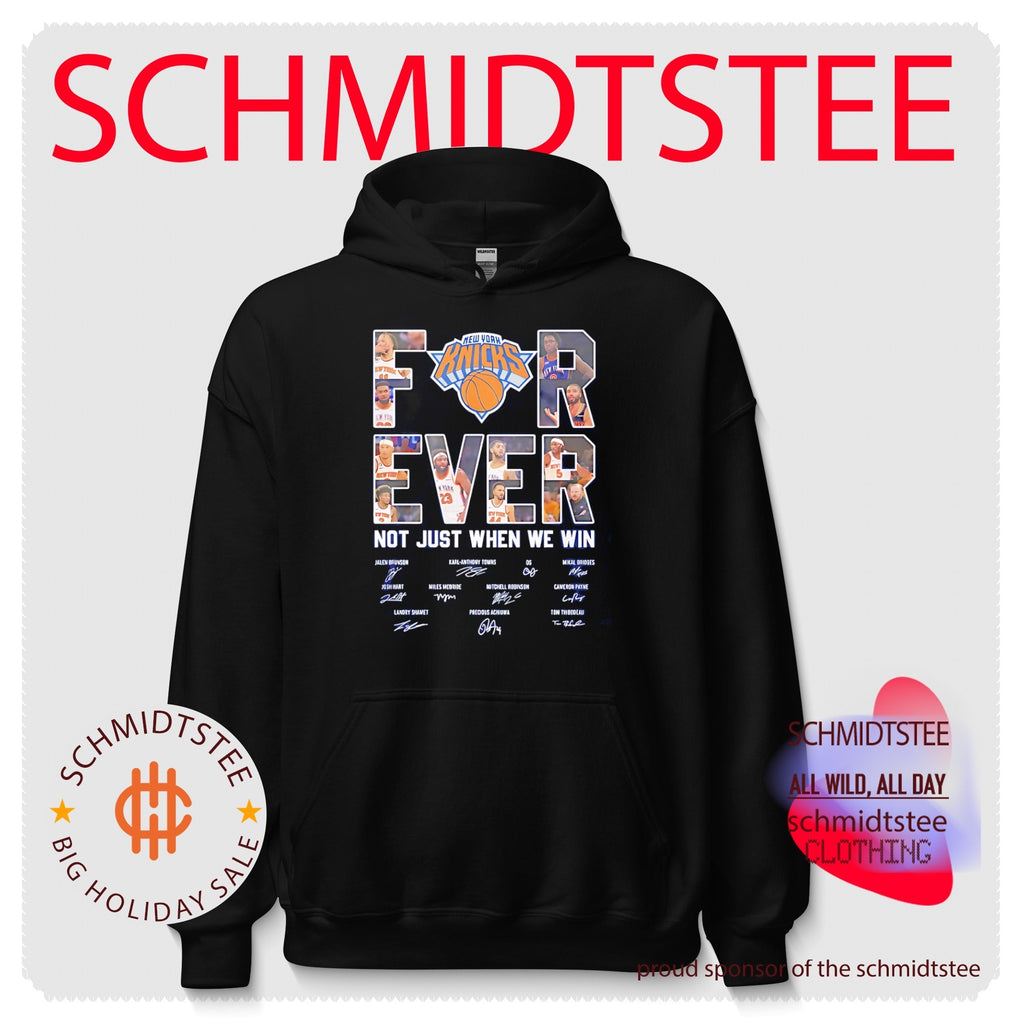 New York Knicks forever not just when we win signature graphic shirt