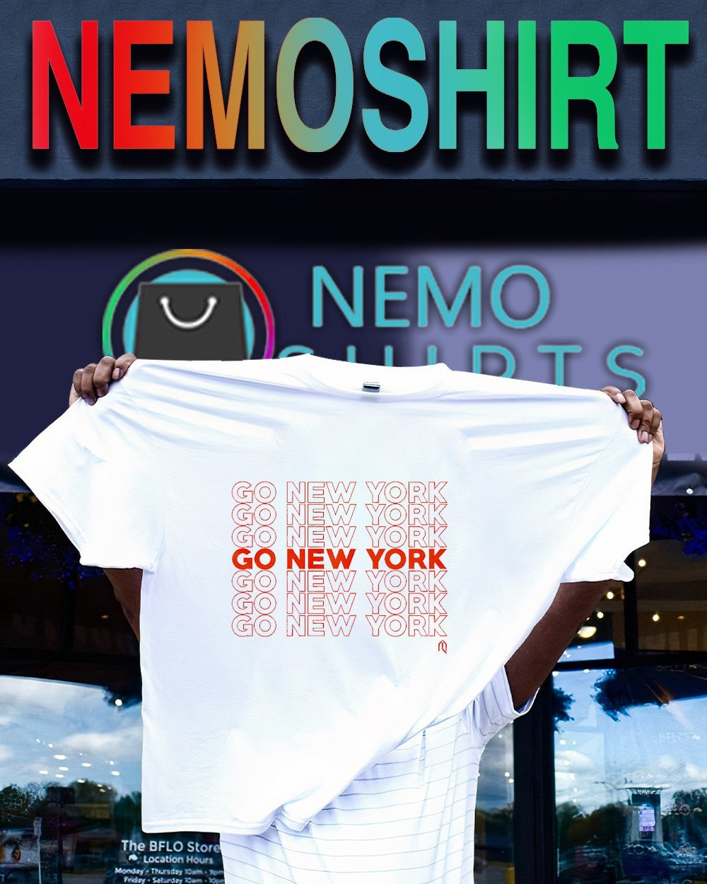 New York Knicks go New York shirt