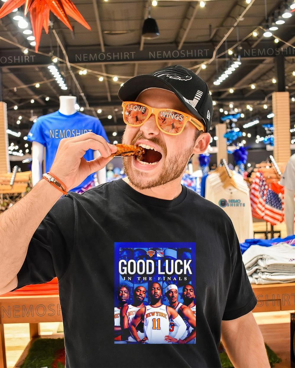 New York Knicks go New York go good luck in the finals shirt