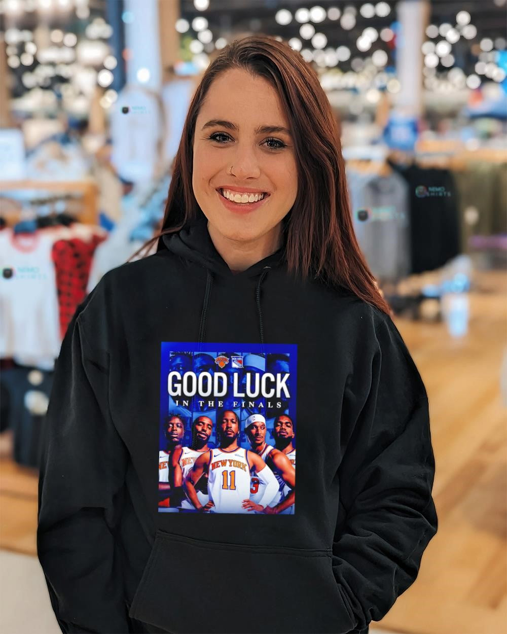 New York Knicks go New York go good luck in the finals shirt