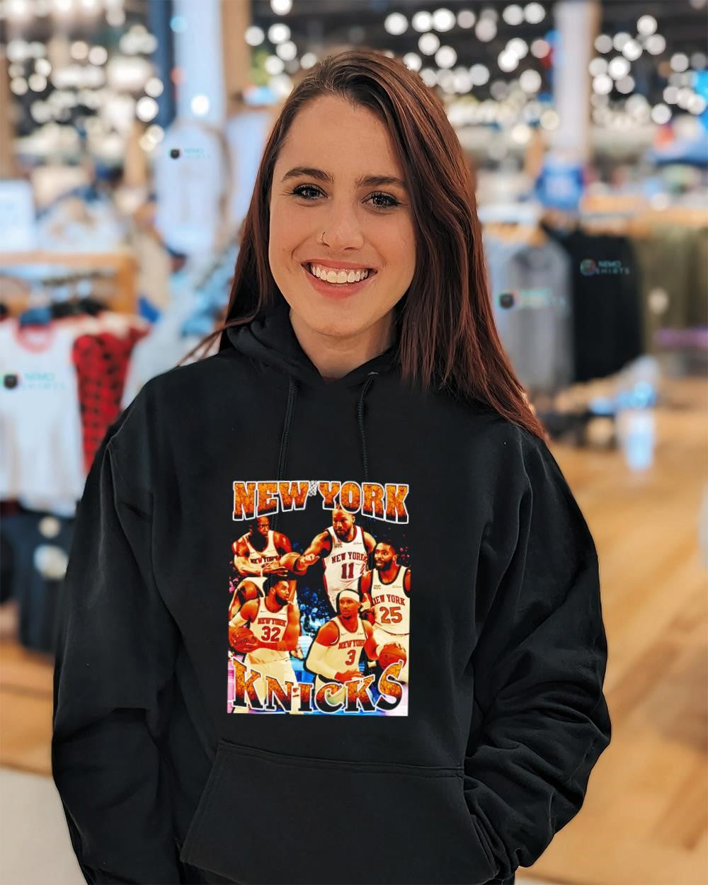 New York Knicks graphic several players vinatge shirt