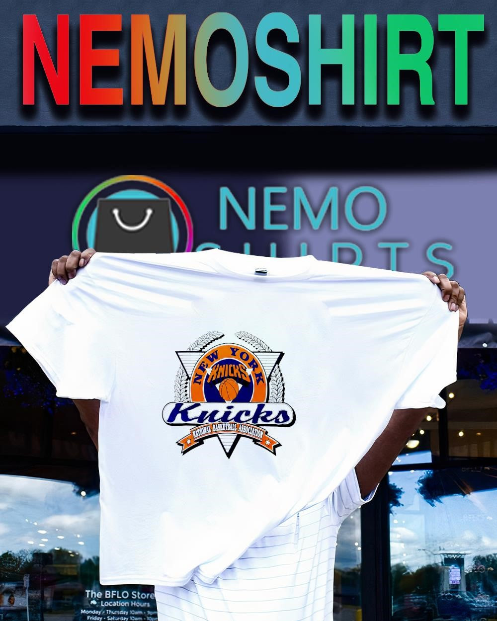 New York Knicks national basketball association shirt