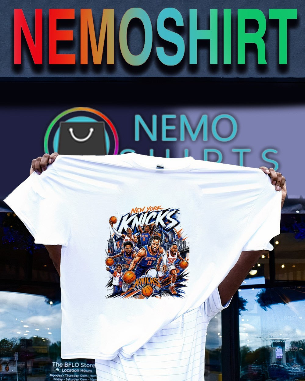 New York Knicks players city graphic shirt