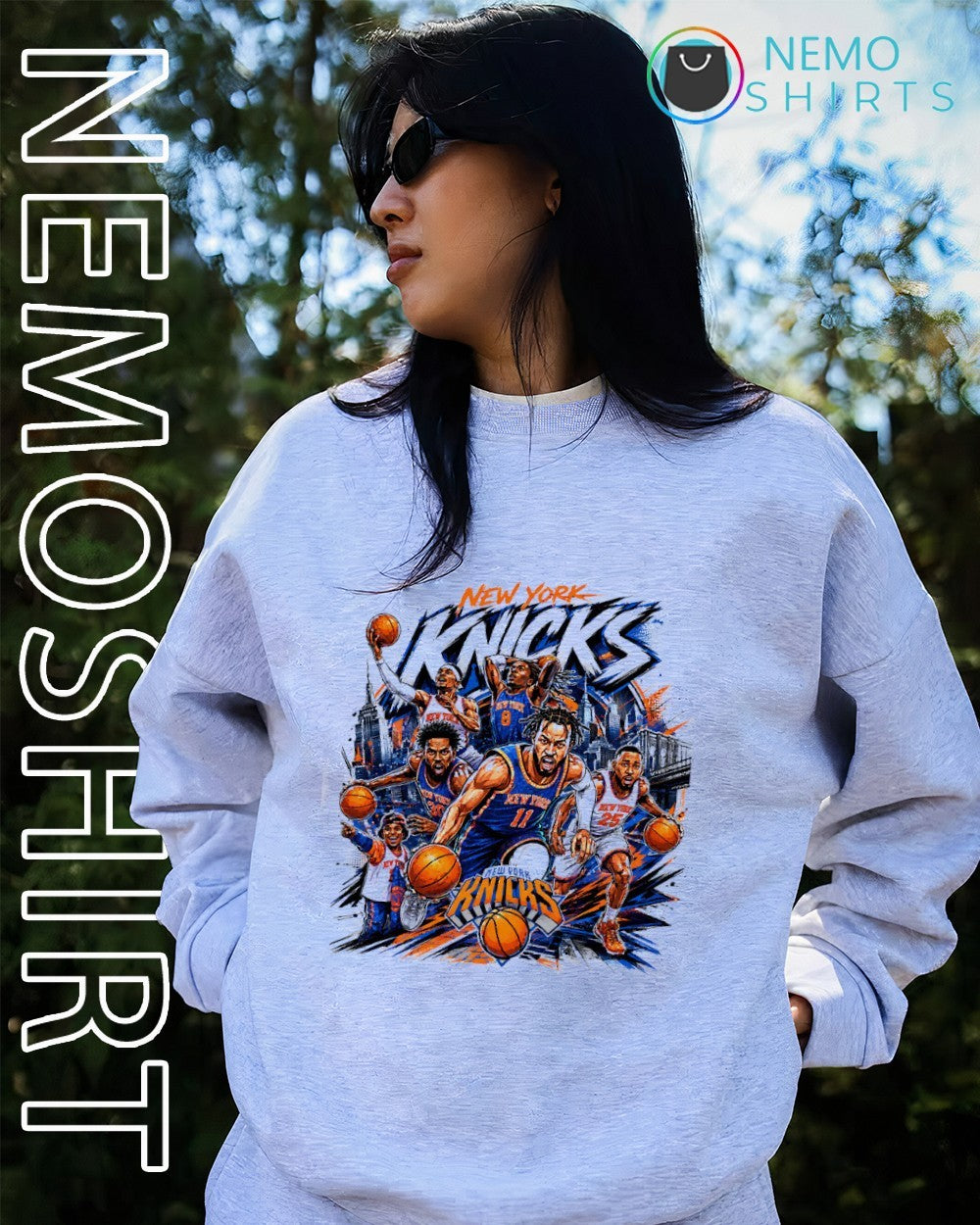 New York Knicks players city graphic shirt