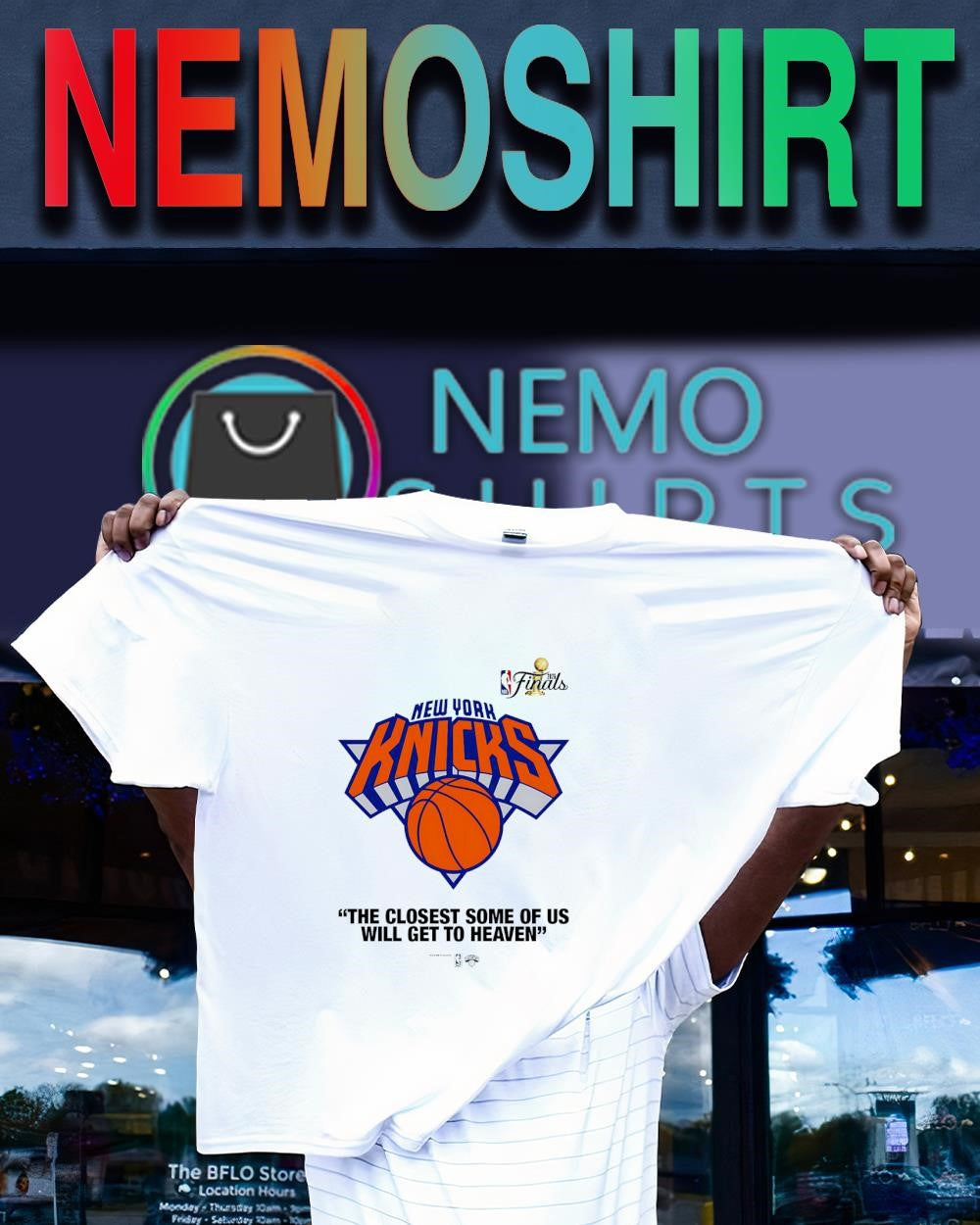 New York Knicks the closest some of us will get to heaven shirt