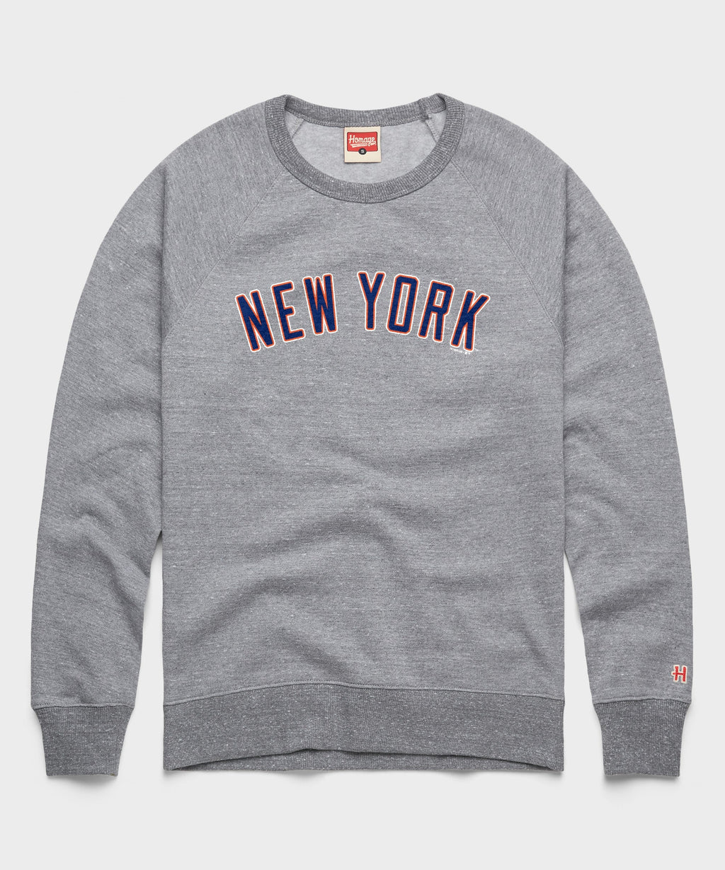 New York Mets Jersey Logo '88 Crewneck