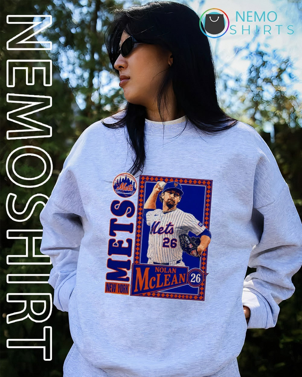 New York Mets pitcher 26 Nolan McLean shirt