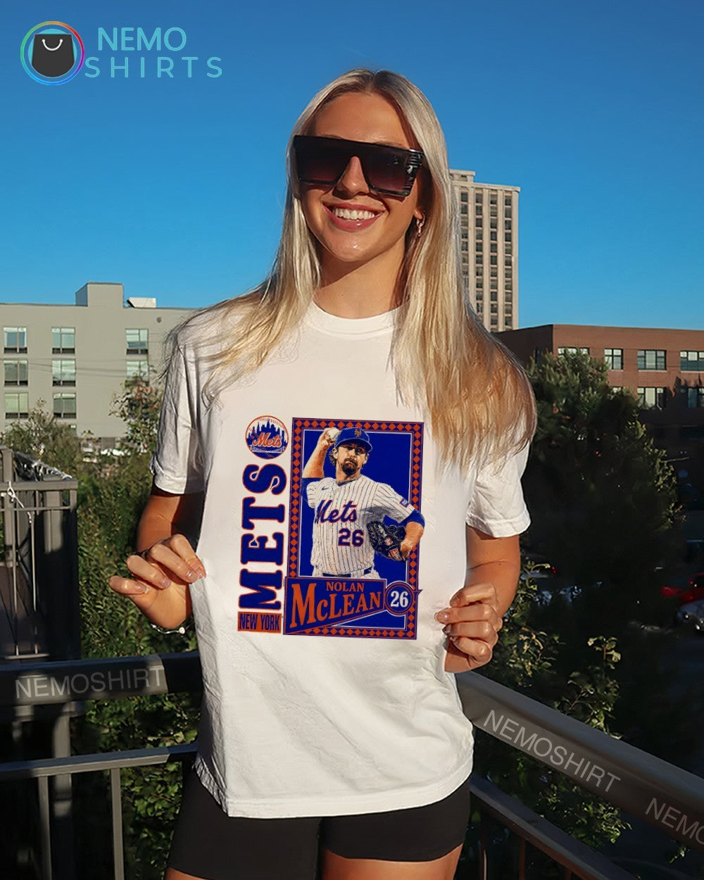 New York Mets pitcher 26 Nolan McLean shirt