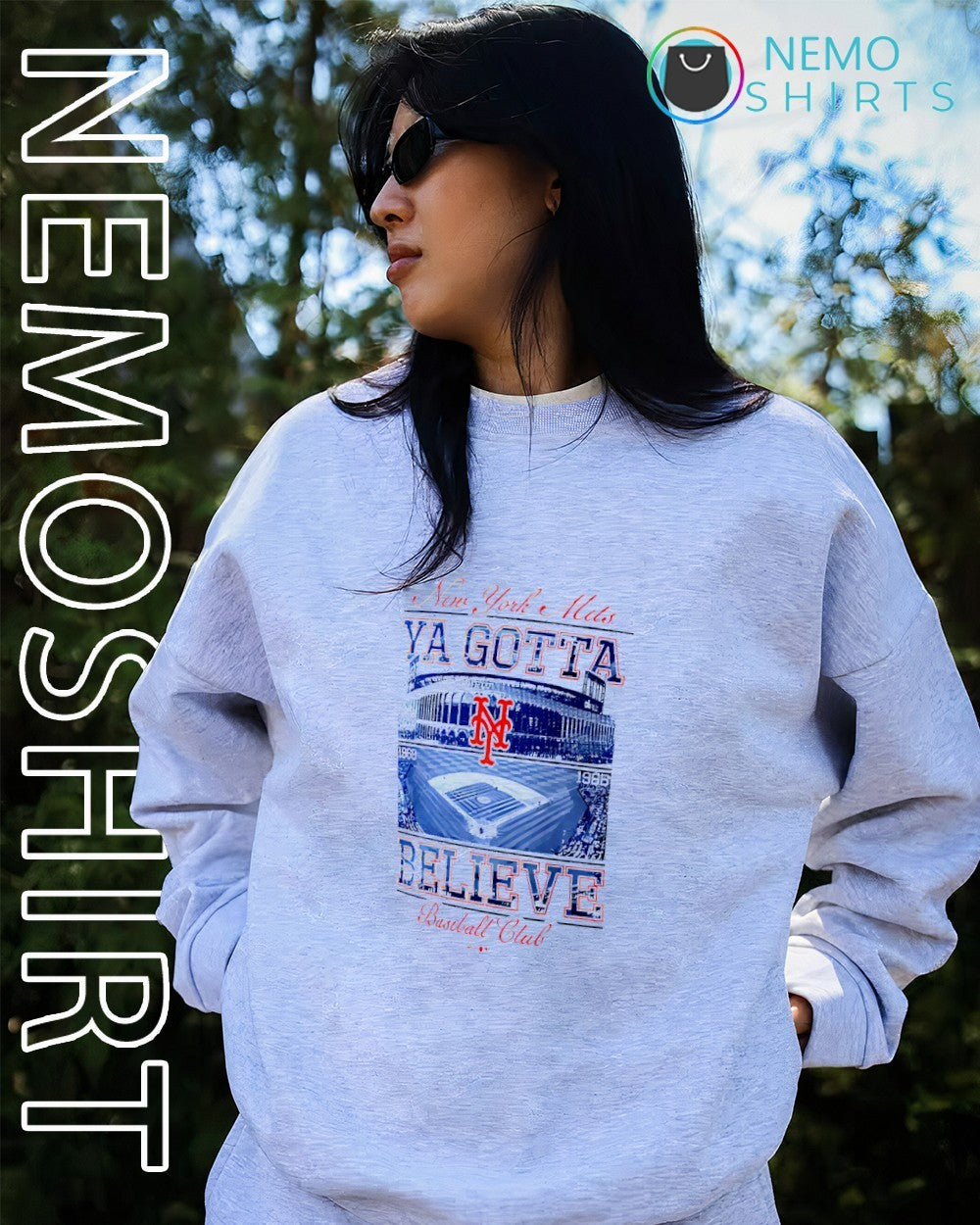 New York Mets ya gotta believe baseball club stadium shirt