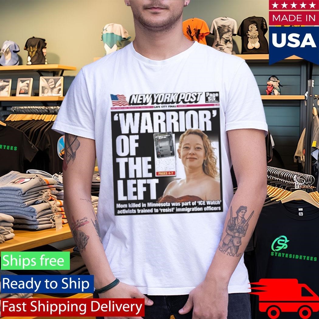 New York Post Cover Warrior Of The Left Minnesota Ice Shirt