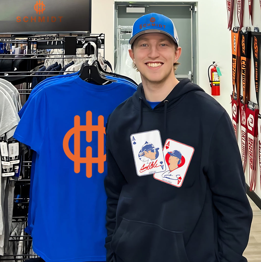 New York Yankees Gerrit Cole and Cam Schlittler Pocket Aces shirt