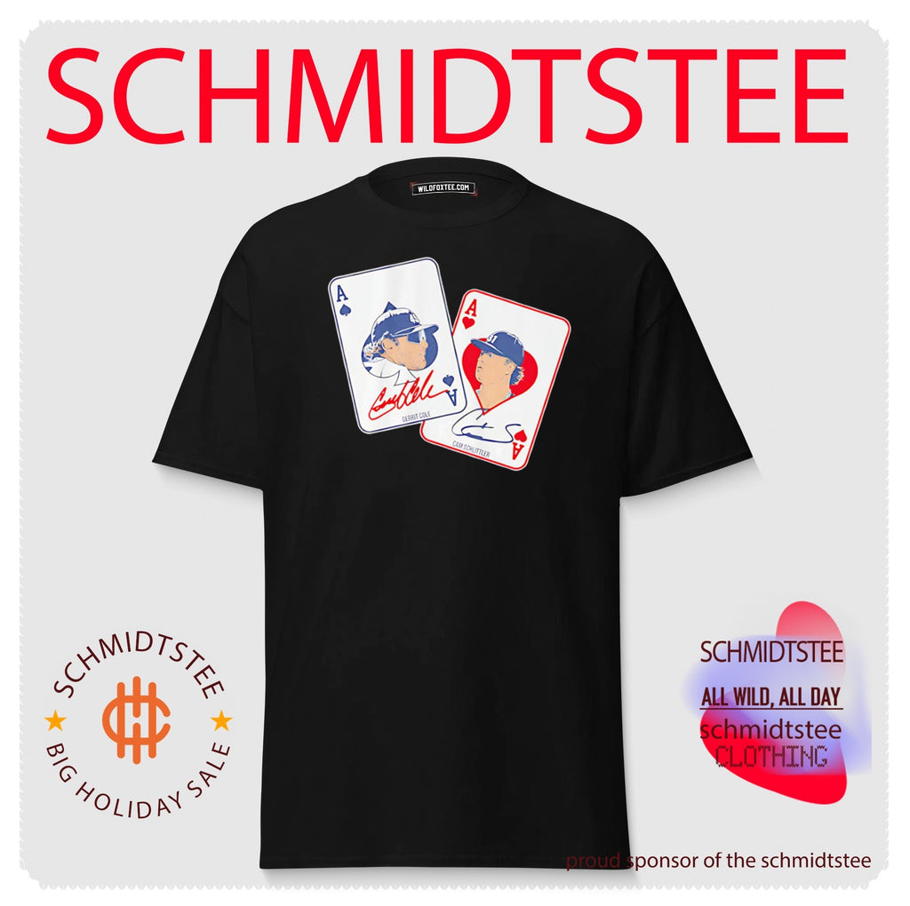 New York Yankees Gerrit Cole and Cam Schlittler Pocket Aces shirt