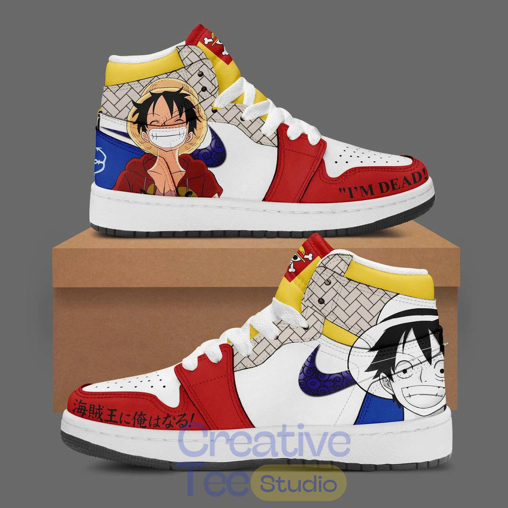 New York Yankees x One Piece Limited Edition AJ1 Shoes – The Pirate King on Diamond