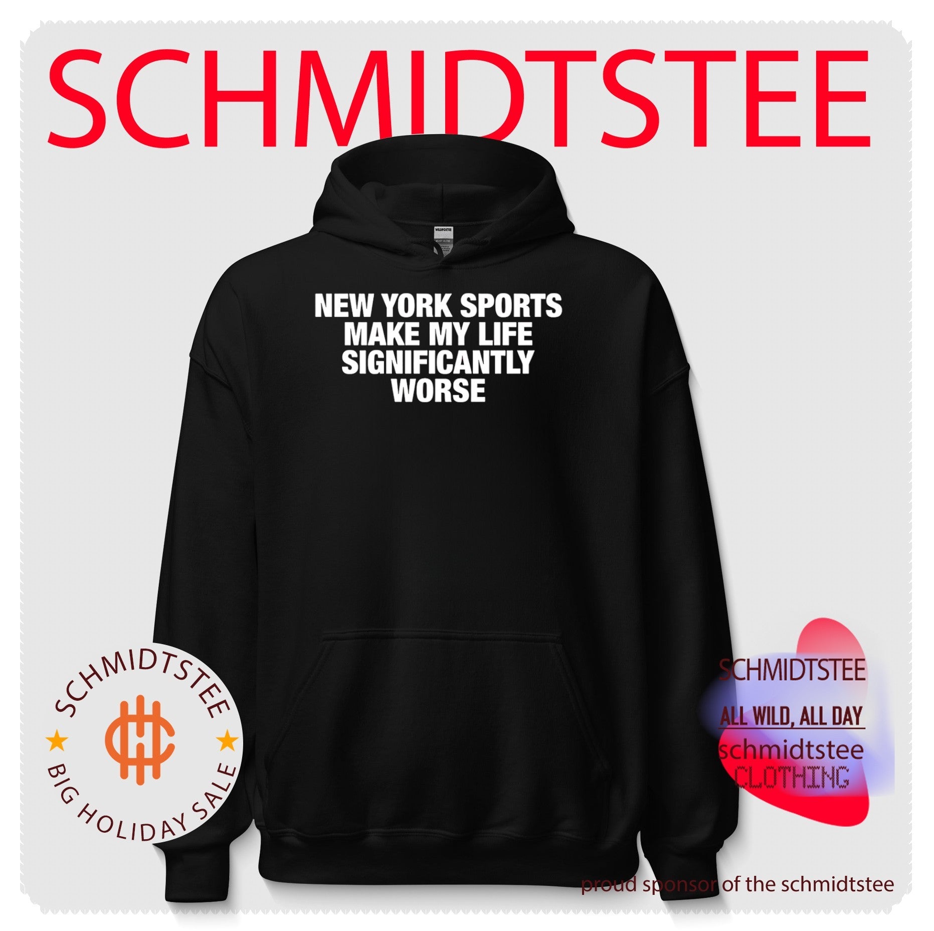 New York sports make my life significantly worse text shirt