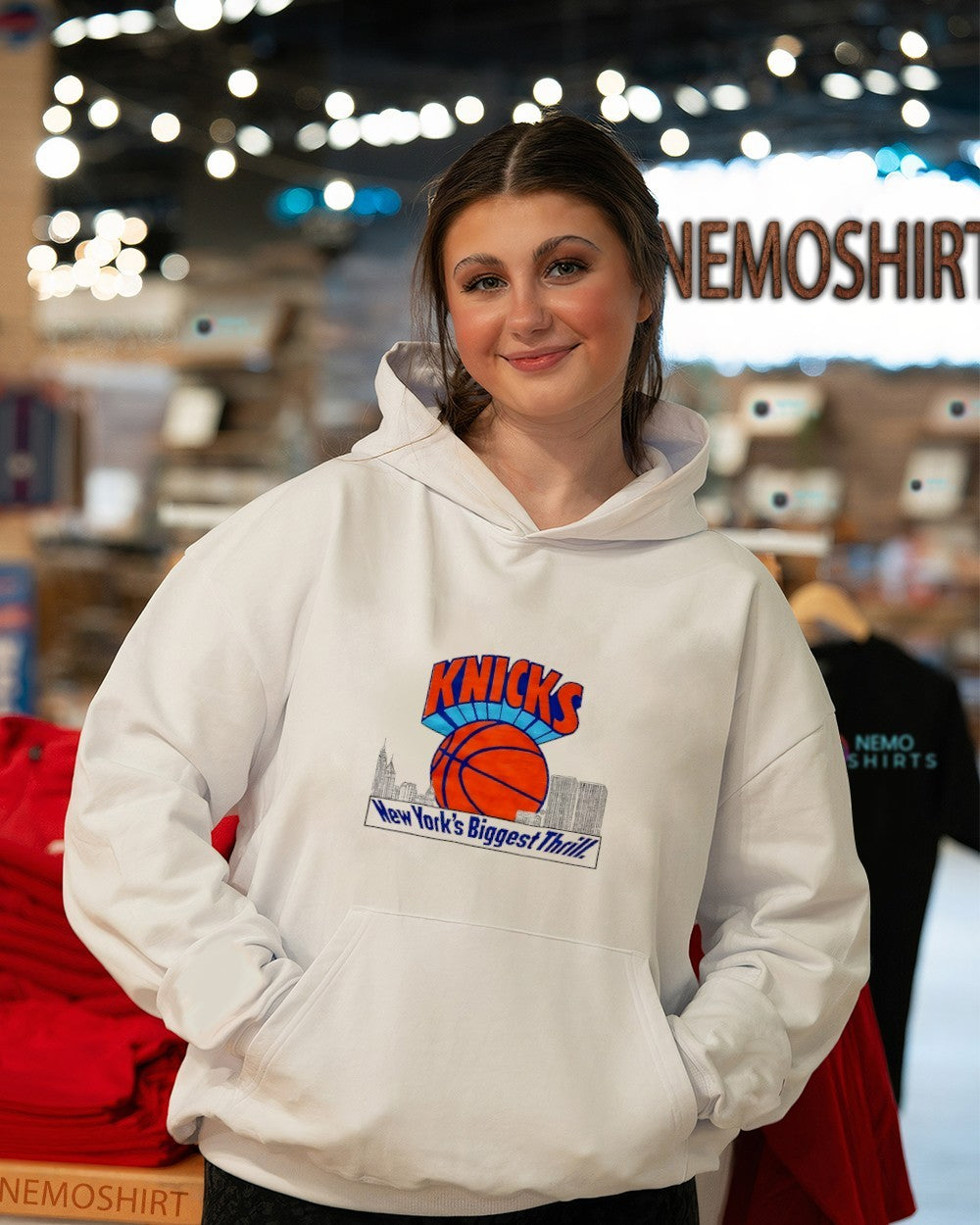 New York’s Biggest Thrill New York Knicks skyline graphic shirt
