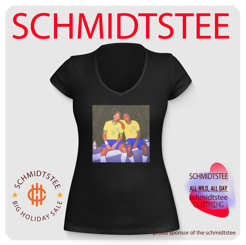 Neymar Jr and Vinicius Jr vintage shirt