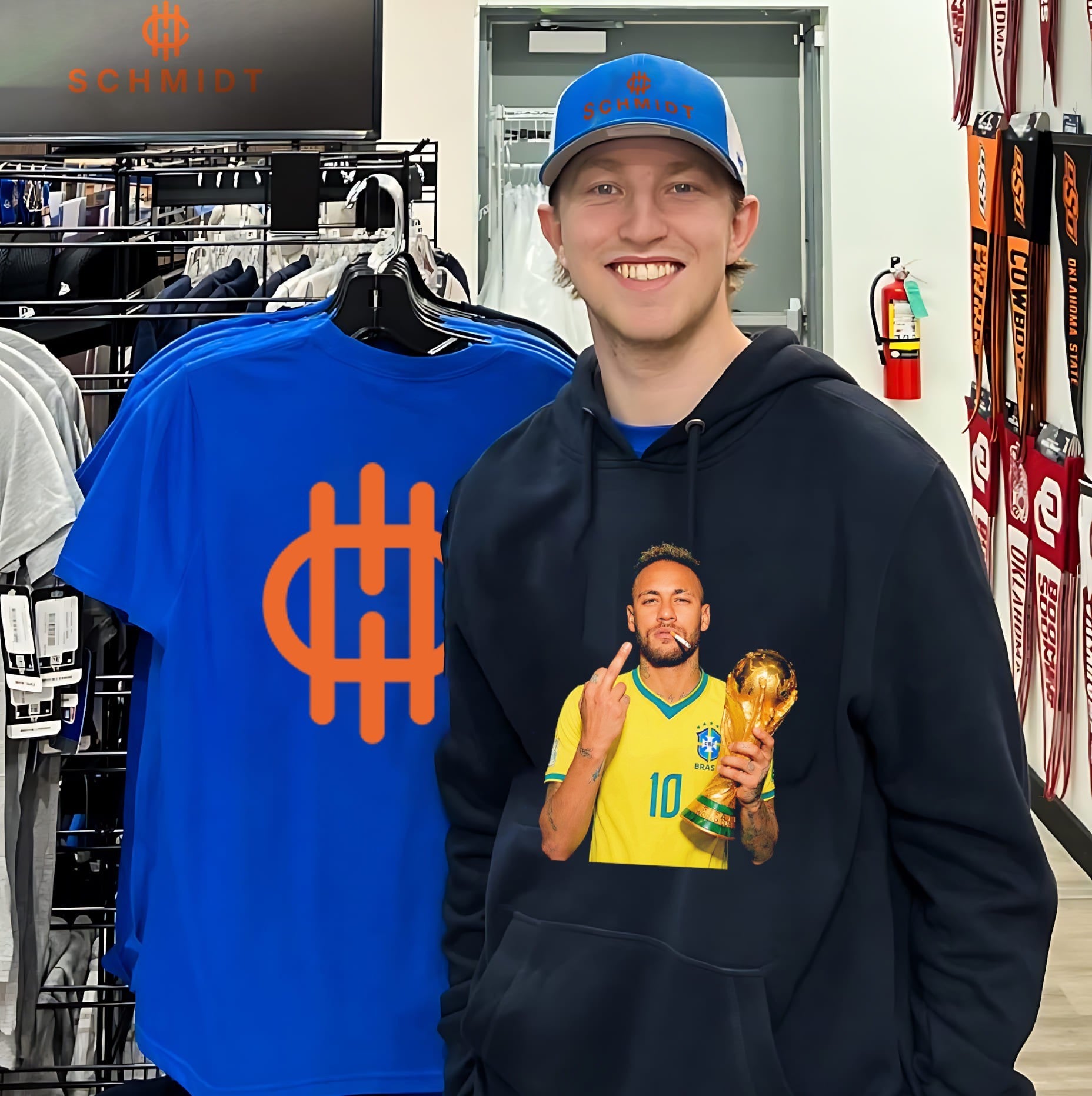 Neymar Jr middle finger 2026 World Cup shirt