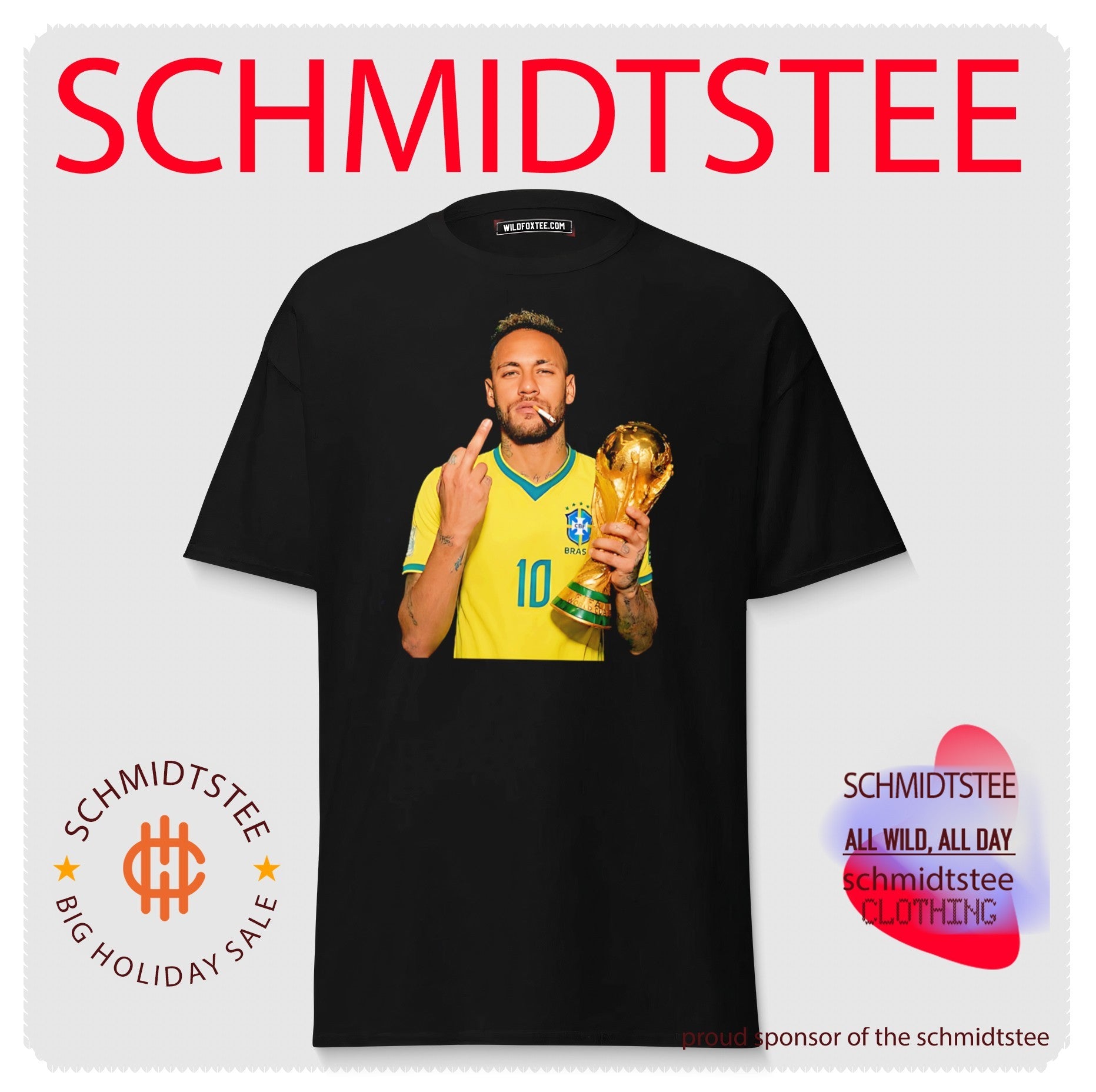 Neymar Jr middle finger 2026 World Cup shirt