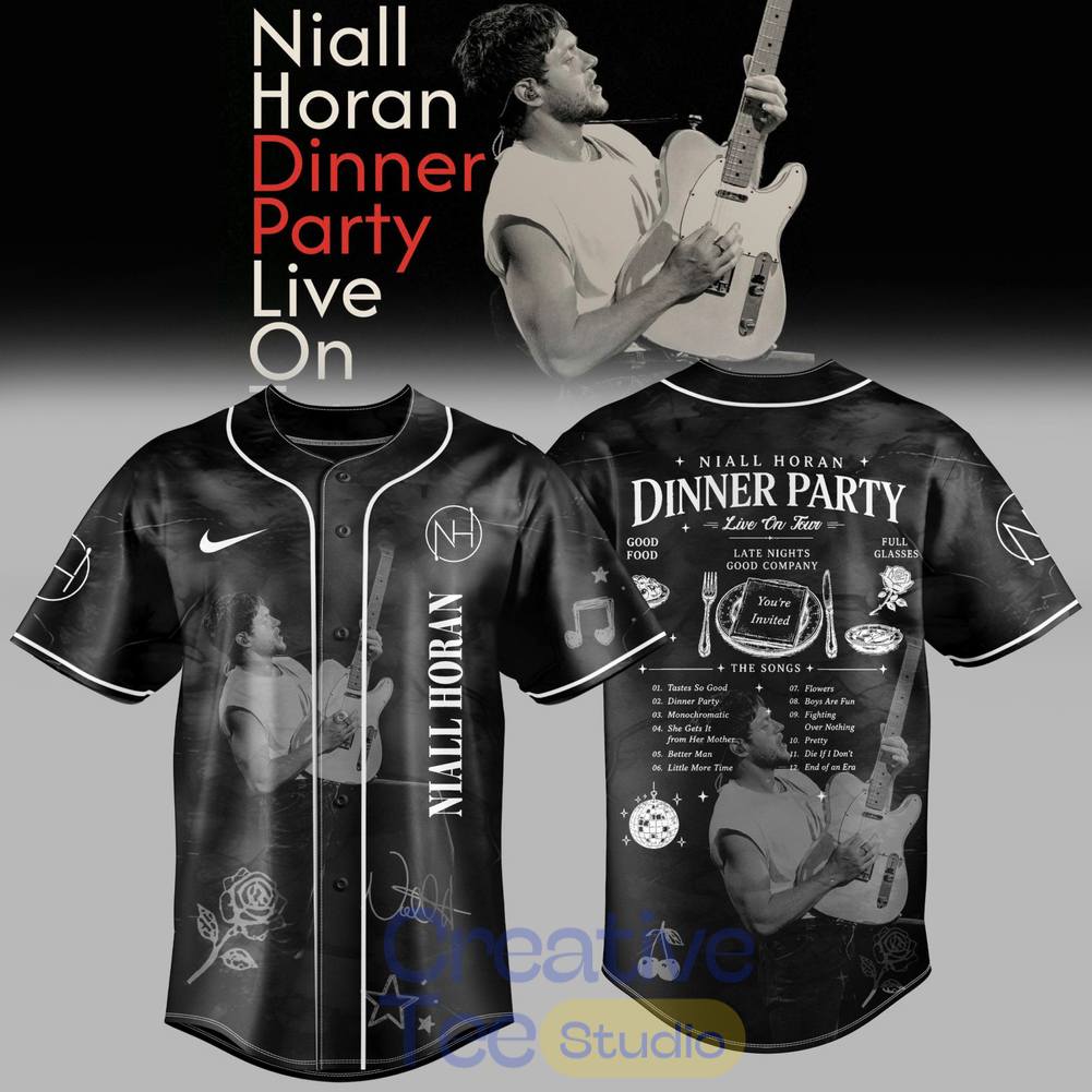 Niall Horan Dinner Party Live On Tour Baseball Jersey