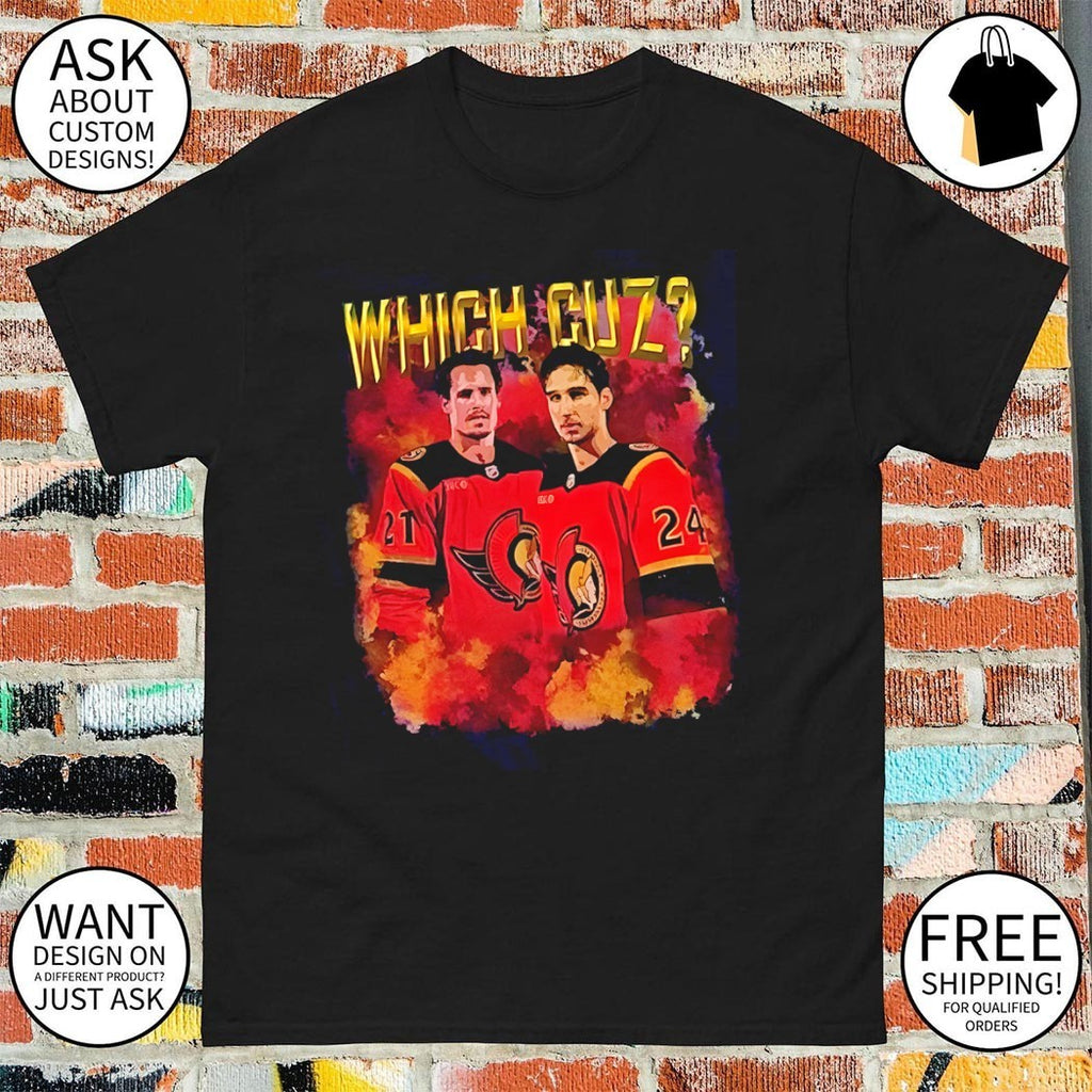 Nick Cousins Dylan Cozens Which Guz Ottawa Senators Hockey NHL 2026 shirt