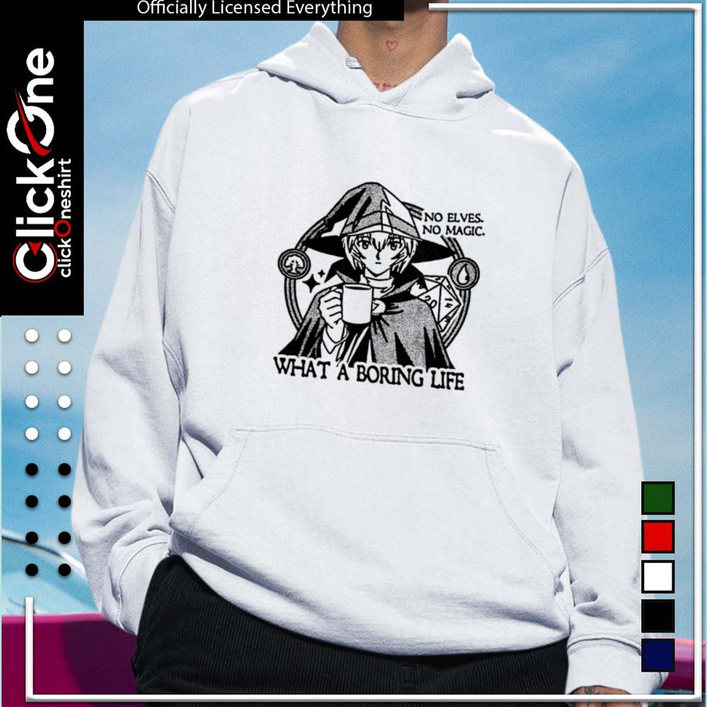 No Elves No Magic What A Boring Life Wizard Holding Coffee Mug shirt