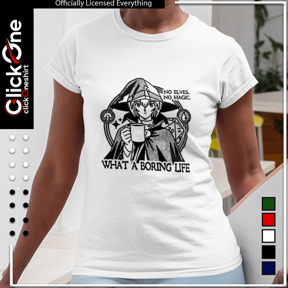 No Elves No Magic What A Boring Life Wizard Holding Coffee Mug shirt