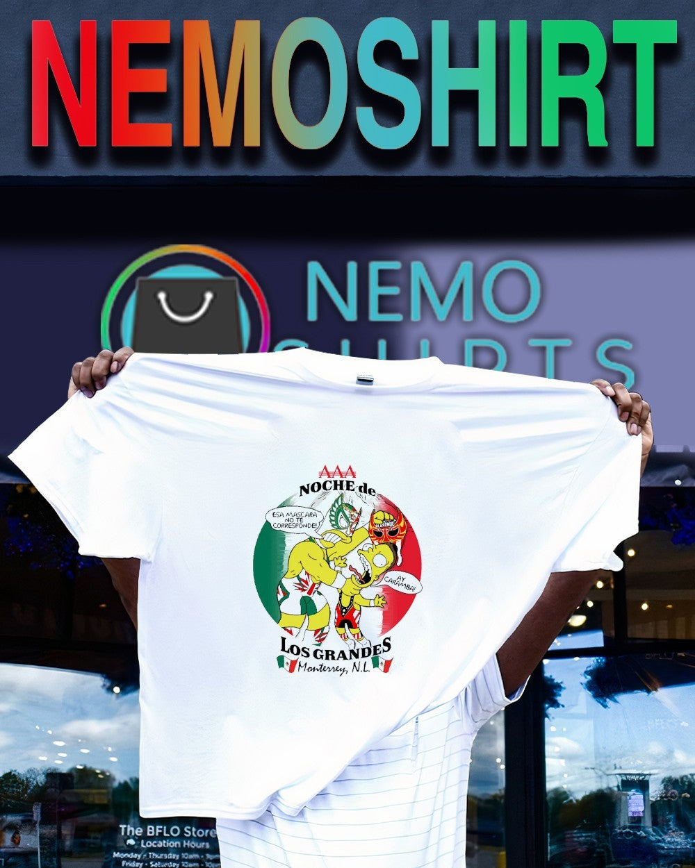 Noche De Los Grandes Monterrey NL shirt