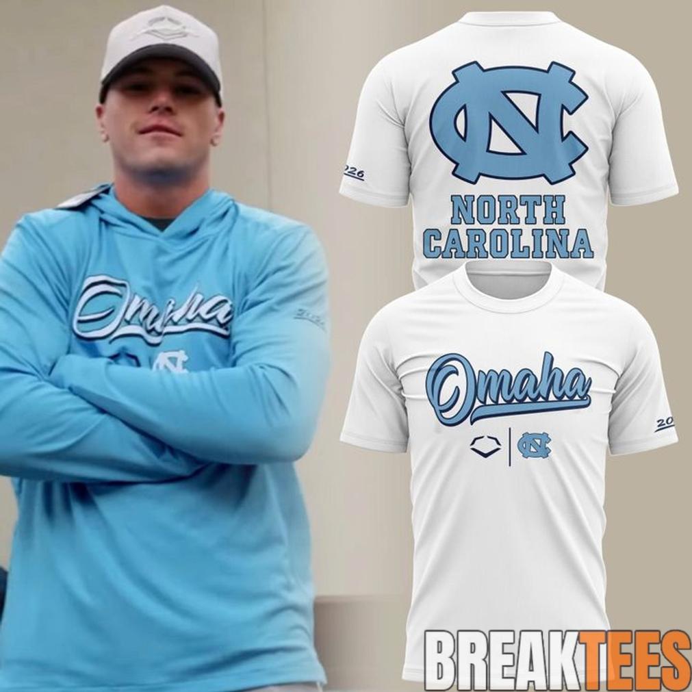 North Carolina 2026 NCAA Baseball Mens College World Series Omaha Blue TShirt