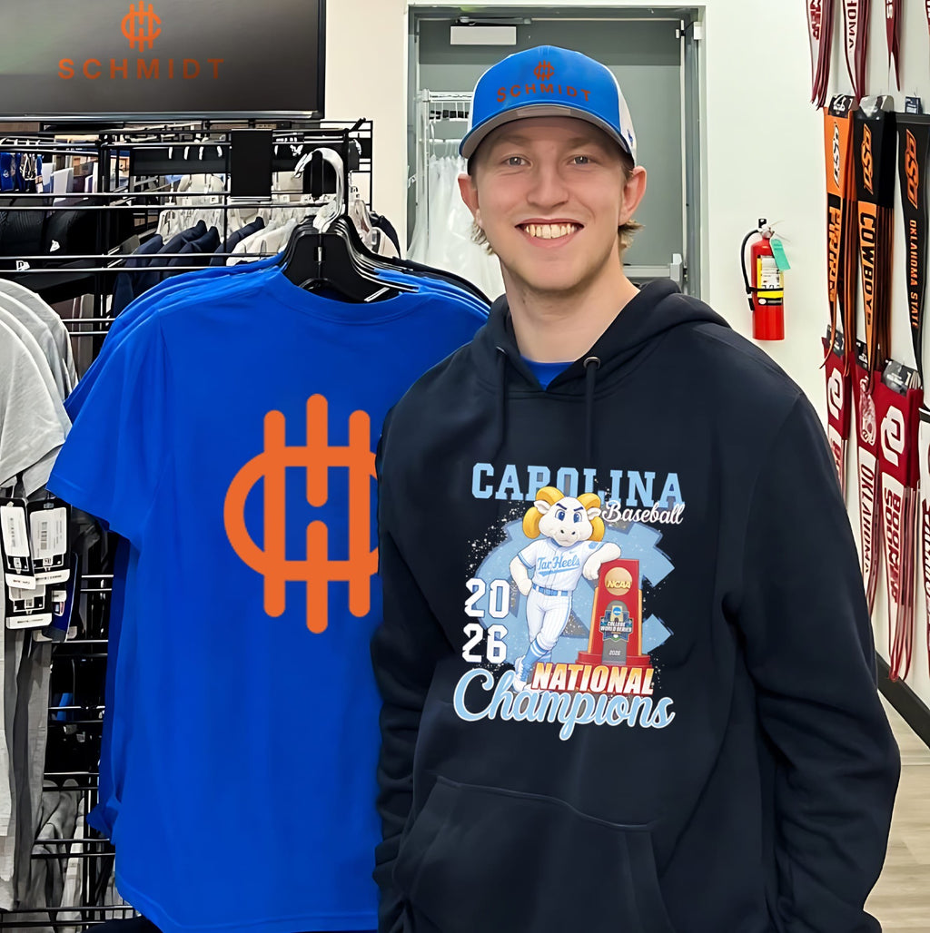 North Carolina Tar Heels 2026 NCAA Baseball Championship mascot shirt