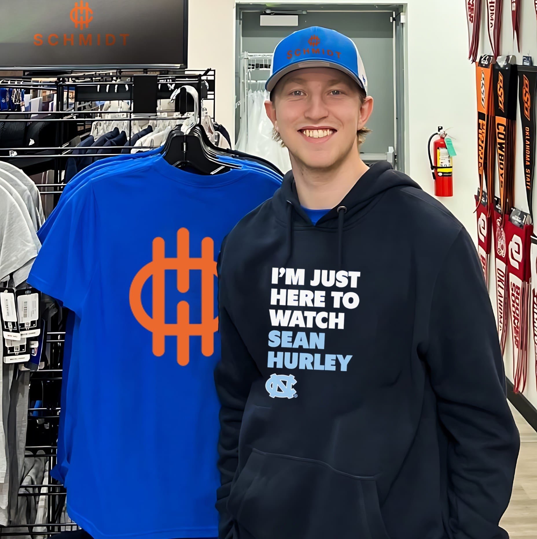 North Carolina Tar Heels I’m just here to watch Sean Hurley shirt