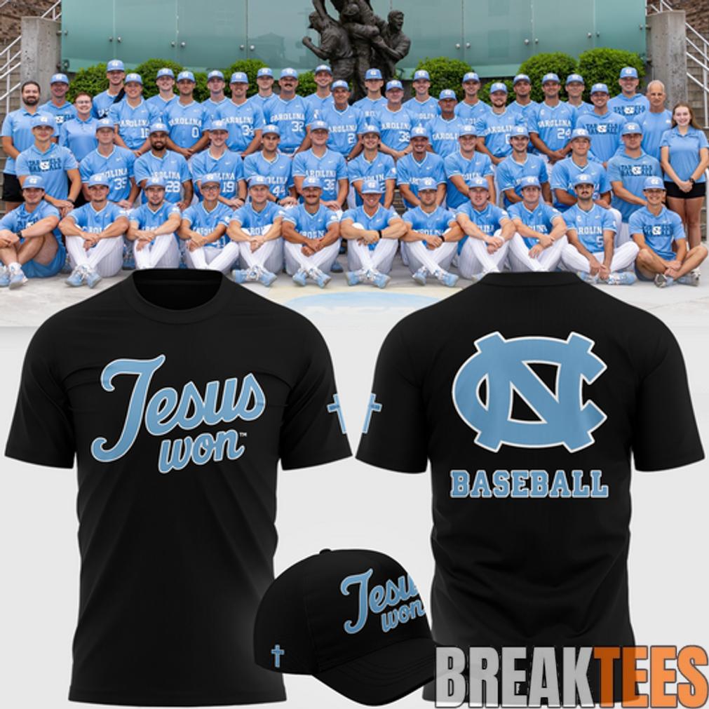 North Carolina Tar Heels JESUS WON Tshirt