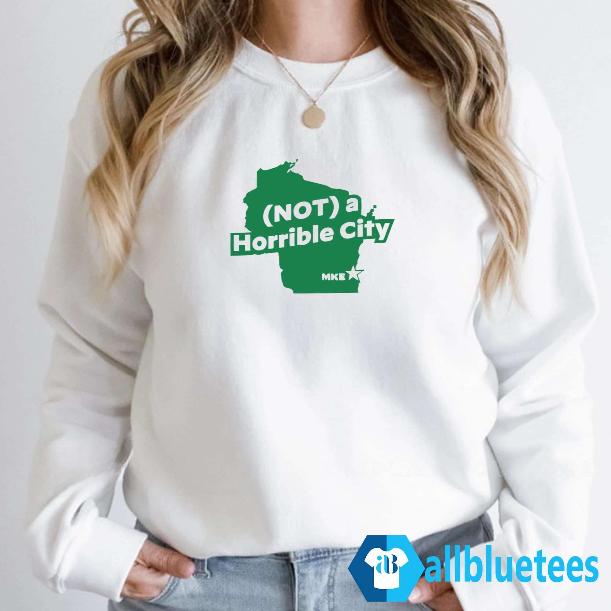 Not A Horrible City MKE Maps Shirt